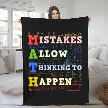 Discover Math Teacher Math Student Mathematics Fleece Blankets