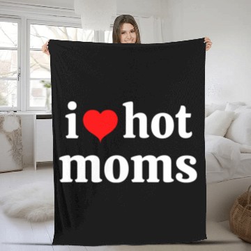 Discover I love hot moms virginity Fleece Blankets Fleece Blankets