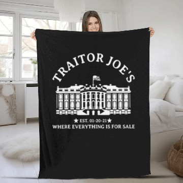 Discover Traitor Joe's EST 01 20 21 Fleece Blankets
