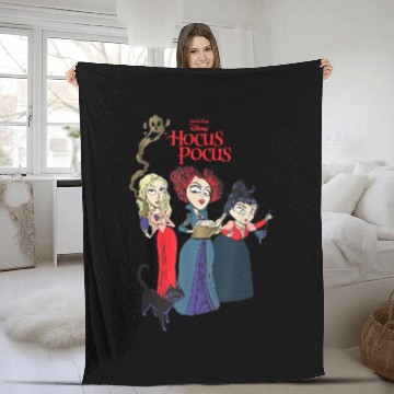 Discover Hocus Pocus Sanderson Sisters Witch Fleece Blankets