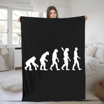 Discover Human evolution Fleece Blankets