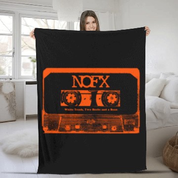 Discover Nofx Cassette Tape - Nofx - Fleece Blankets
