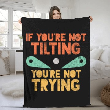 Discover Pinball Fleece Blankets