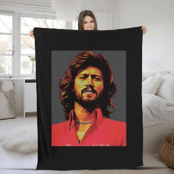 Discover Barry Gibb Fleece Blankets