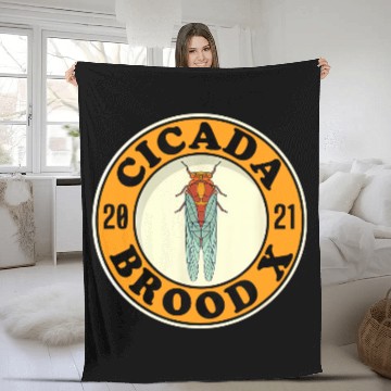 Discover Cicada Men's Fleece Blankets Brood X 2021