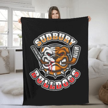 Discover Sudbury Bulldogs Fleece Blankets