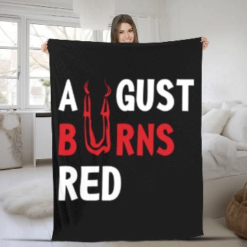 Discover August Burns Red Saying Awesome Fleece Blankets
