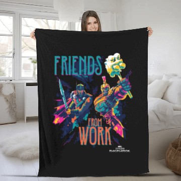 Discover Marvel Thor Ragnarok Working Friends Neon Blast Fleece Blankets