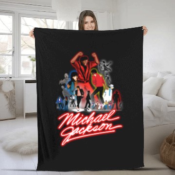 Discover Michael Jackson Legacy - Michael Jackson - Fleece Blankets