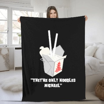 Discover They're Only Noodles Michael - The Lost Boys - Fleece Blankets