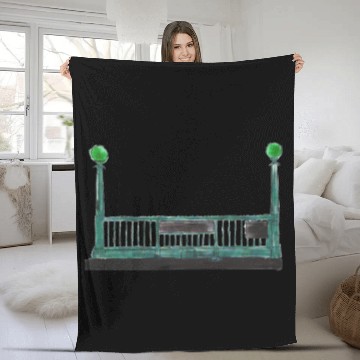 Discover Subway Globes Fleece Blankets