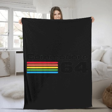 Discover Commodore 64 - 80s - Fleece Blankets