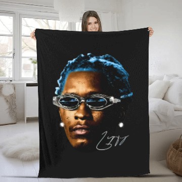 Discover YOUNG THUG Fleece Blankets,  Rap Fleece Blankets Concert Merch