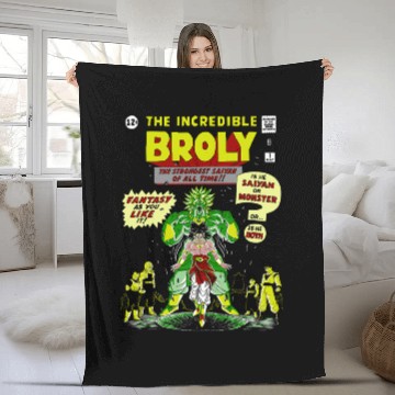 Discover The incredible Broly Fleece Blankets