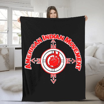 Discover American Indian Movement Fleece Blankets