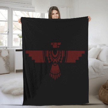 Discover Native American Thunderbird Fleece Blankets