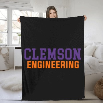 Discover Clemson Engineering - Clemson - Fleece Blankets