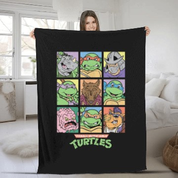 Discover All Characters Square Design Fleece Blankets