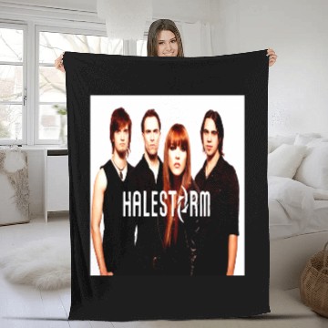 Discover Halestorm Band Fleece Blankets