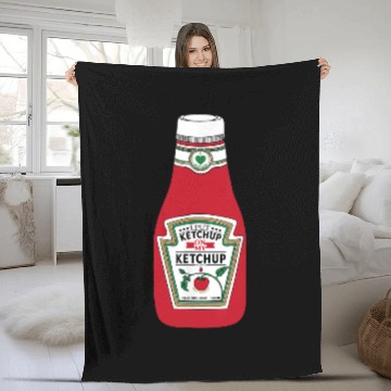 Discover I Put Ketchup On My Ketchup Fleece Blankets