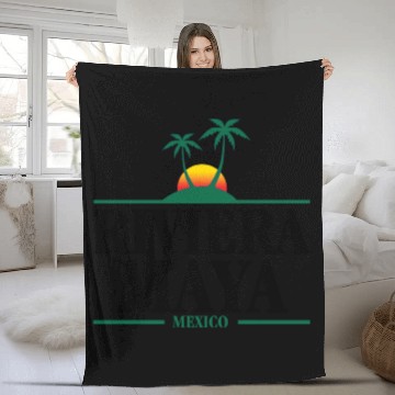 Discover Riviera Maya Fleece Blankets