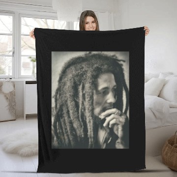 Discover Bob Marley Fleece Blankets