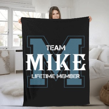 Discover Team MIKE Lifetime Member - Mike - Fleece Blankets