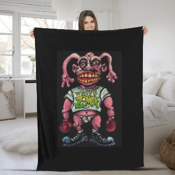 Discover White zombie Fleece Blankets