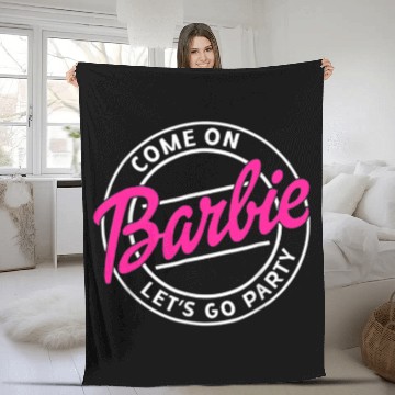 Discover Barbie Let's Go Party Fleece Blankets