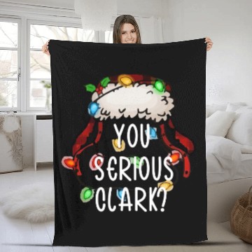 Discover You Serious Clark Fleece Blankets,Funny Holiday Gift