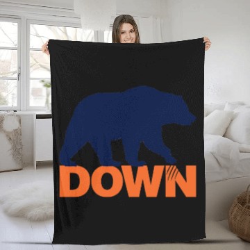 Discover Bear DOWN - Chiago Bears Bear Down - Fleece Blankets