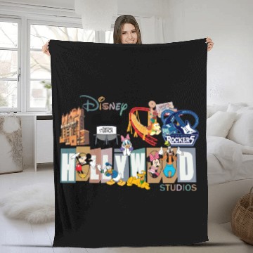 Discover Disney Hollywood Studios Fleece Blankets