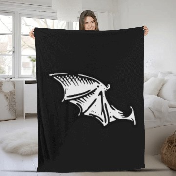 Discover Bat Wing Fleece Blankets