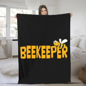 Discover Bee Keeper Mens Womens Kids Fleece Blankets