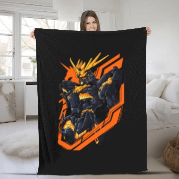 Discover Gundam Banshee - Gundam - Fleece Blankets