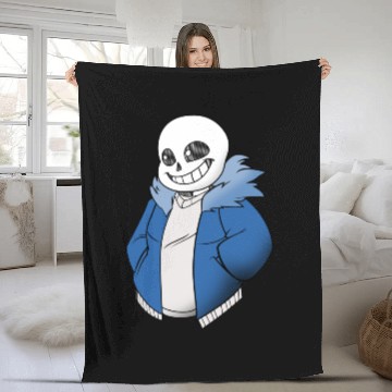 Discover Undertale Sans Vector Fleece Blankets