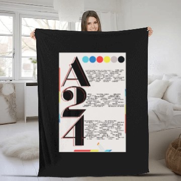 Discover A24 Film Fleece Blankets