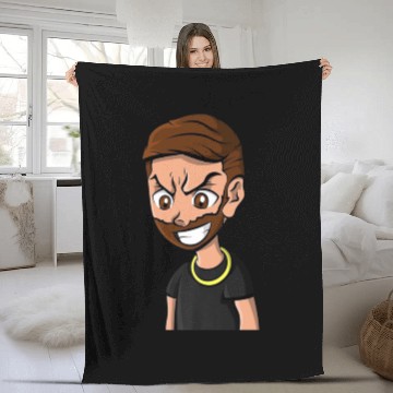 Discover Bp on the beat cartoon premium Fleece Blankets