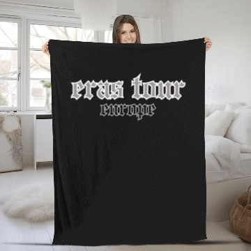 Discover Eras Tour Europe Hawaiians Fleece Blankets