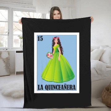 Discover 15s Lottery Mexican Lottery La Quincea Fleece Blankets