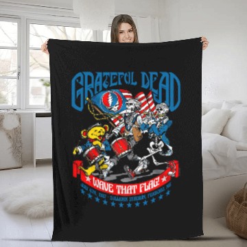 Discover Grateful Dead Vintage style Fleece Blankets