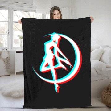 Discover Sailor moon emblem - Sailor Moon - Fleece Blankets