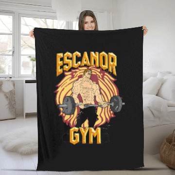 Discover Bodybuilding Escanor Gym Pride Fleece Blankets