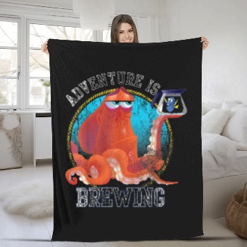Discover Finding Dory Hank and Dory Adventure Is Brewing Fleece Blankets