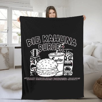 Discover Big Kahuna Burger Fleece Blankets