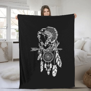 Discover Dreamcatcher Native American Fleece Blankets