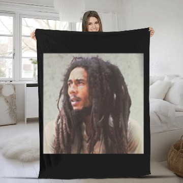 Discover Bob Marley Fleece Blankets