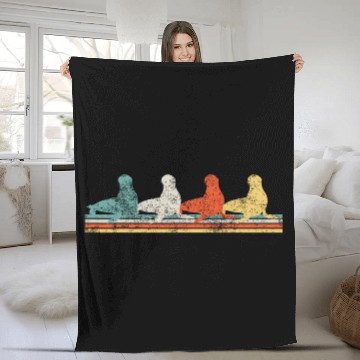 Discover Sea Lion Fleece Blankets