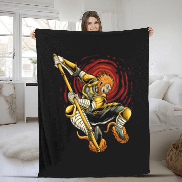 Discover monkey king sun wukong - Monkey King Sun Wukong - Fleece Blankets