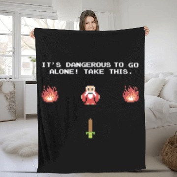 Discover The Legend of Zelda Old Man Fleece Blankets